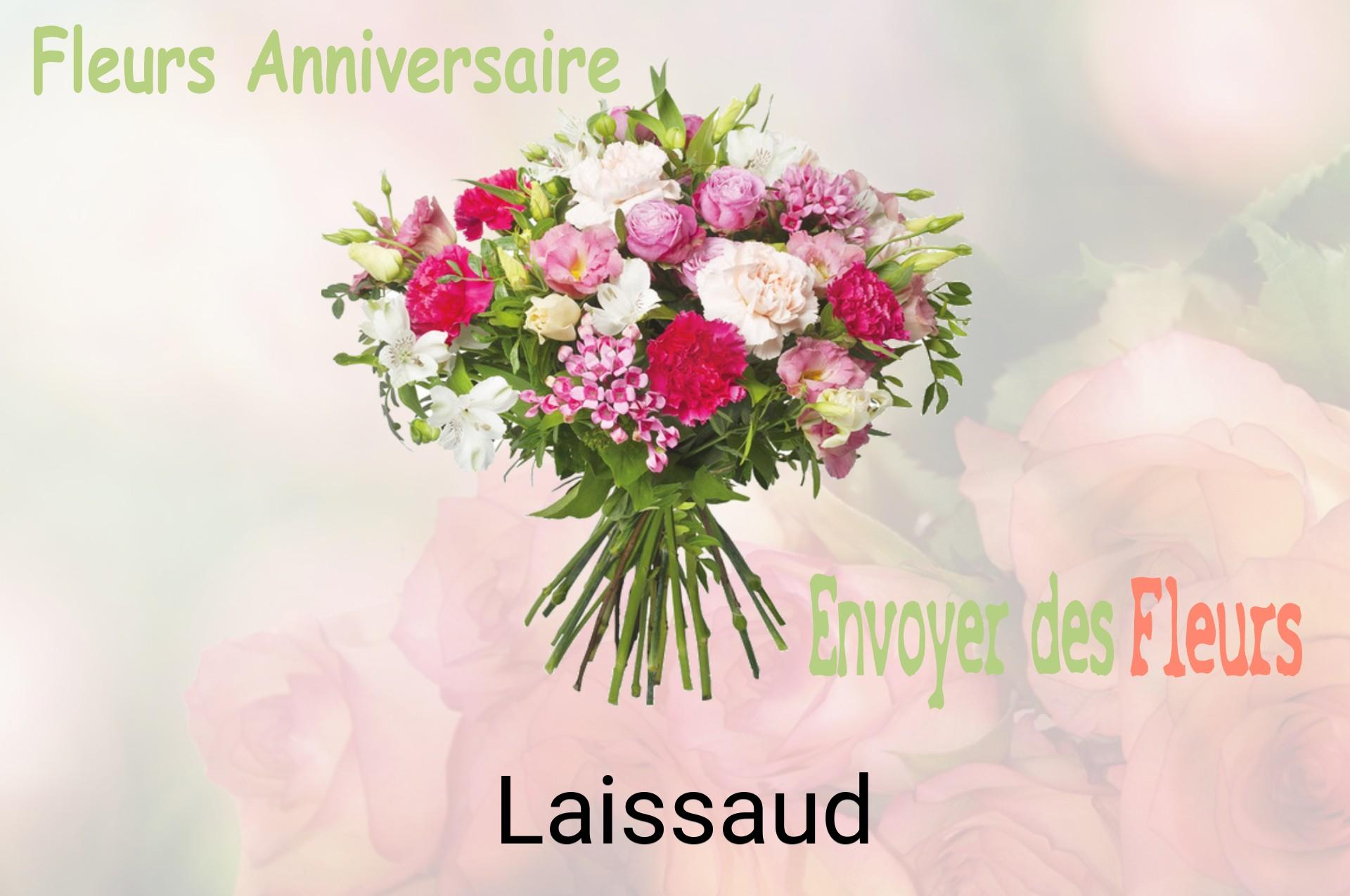 Bouquet de fleurs d’anniversaire livré à Laissaud